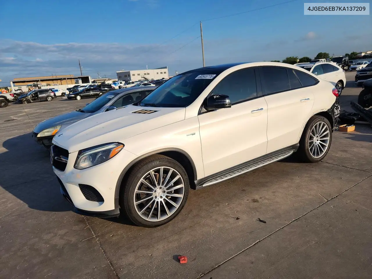 2019 Mercedes-Benz Gle Coupe 43 Amg VIN: 4JGED6EB7KA137209 Lot: 60545776