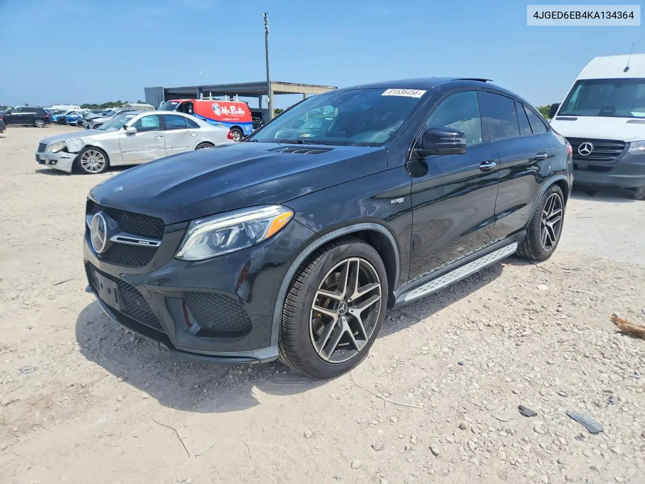 2019 Mercedes-Benz Gle Coupe 43 Amg VIN: 4JGED6EB4KA134364 Lot: 61536456