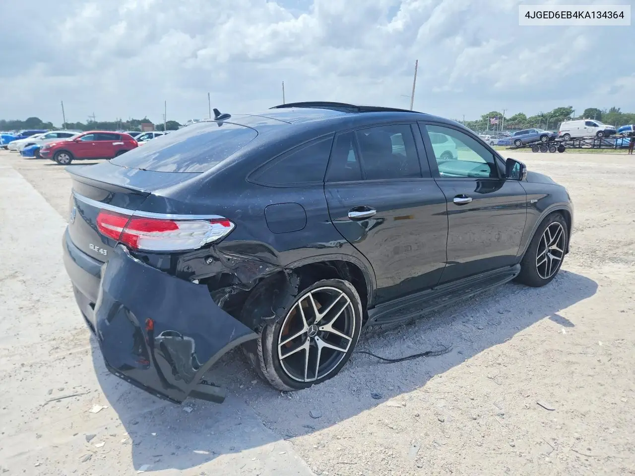 2019 Mercedes-Benz Gle Coupe 43 Amg VIN: 4JGED6EB4KA134364 Lot: 61536456