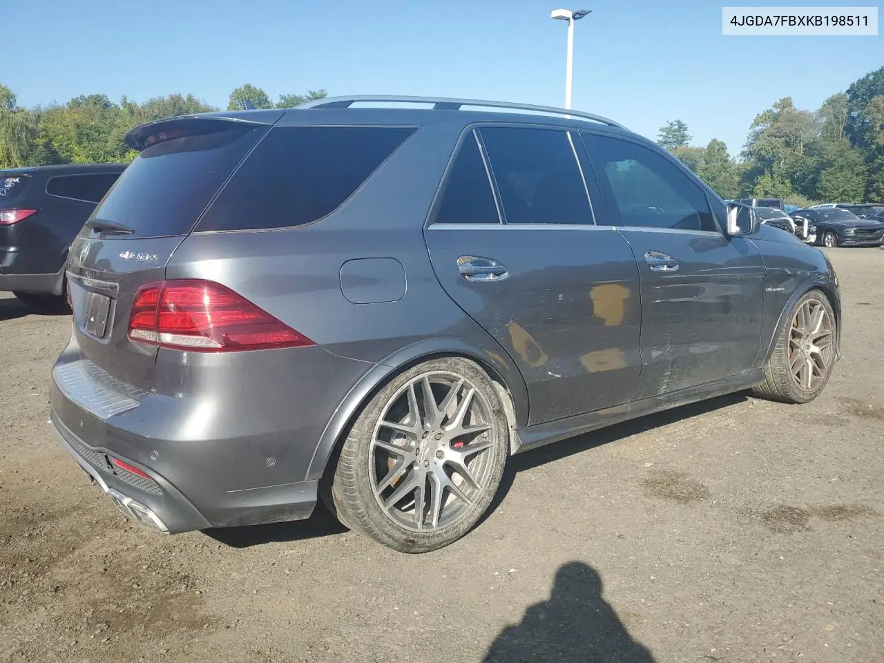 2019 Mercedes-Benz Gle 63 Amg-S 4Matic VIN: 4JGDA7FBXKB198511 Lot: 71096445