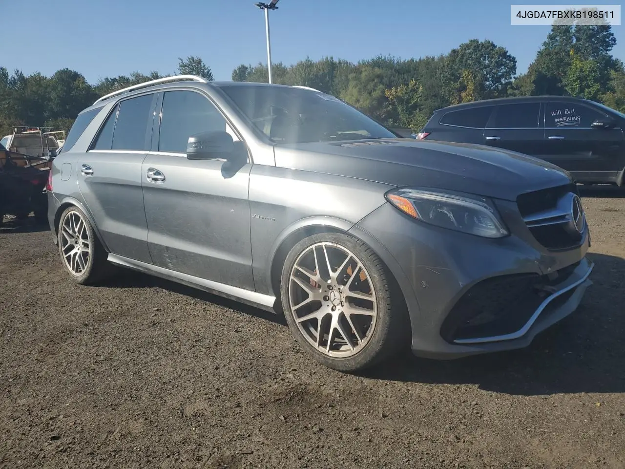 2019 Mercedes-Benz Gle 63 Amg-S 4Matic VIN: 4JGDA7FBXKB198511 Lot: 71096445