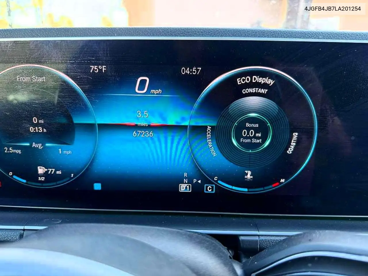 2020 Mercedes-Benz Gle 350 VIN: 4JGFB4JB7LA201254 Lot: 51380016