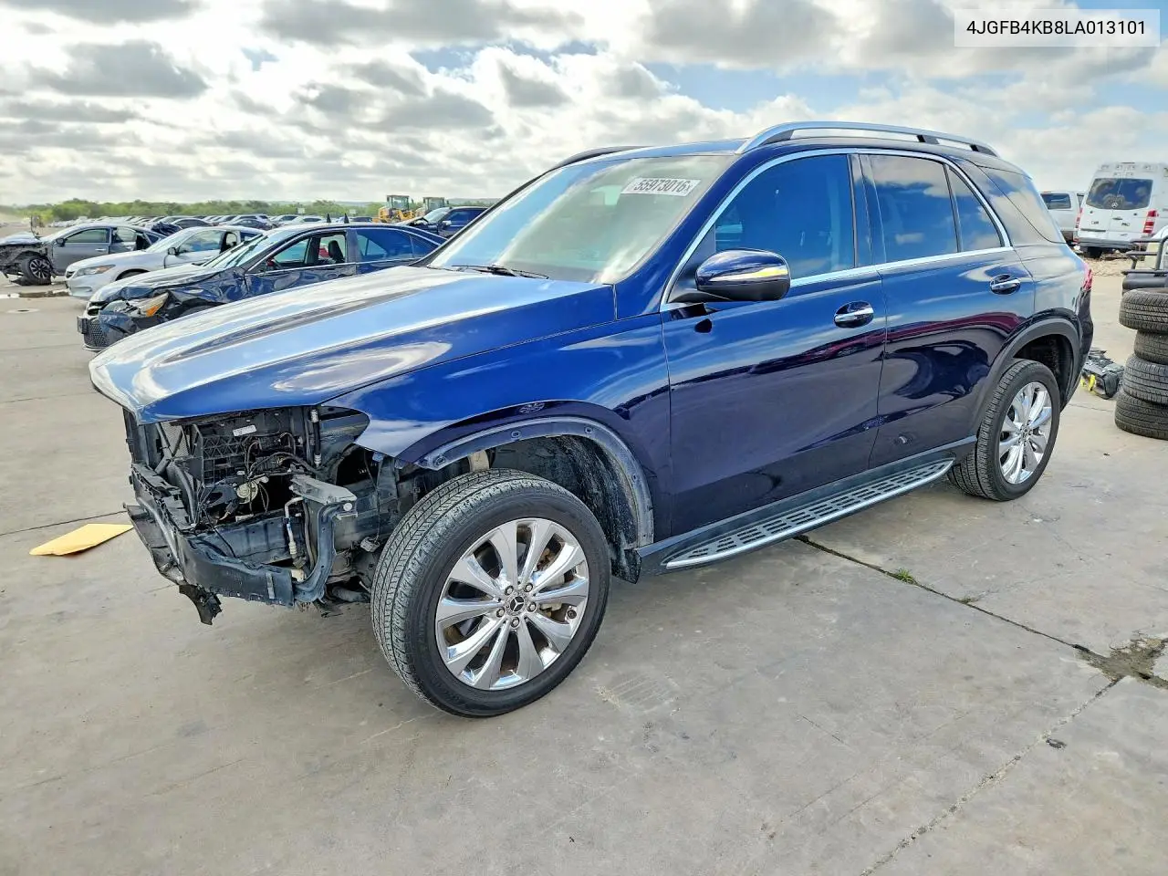 2020 Mercedes-Benz Gle 350 4Matic VIN: 4JGFB4KB8LA013101 Lot: 55973016