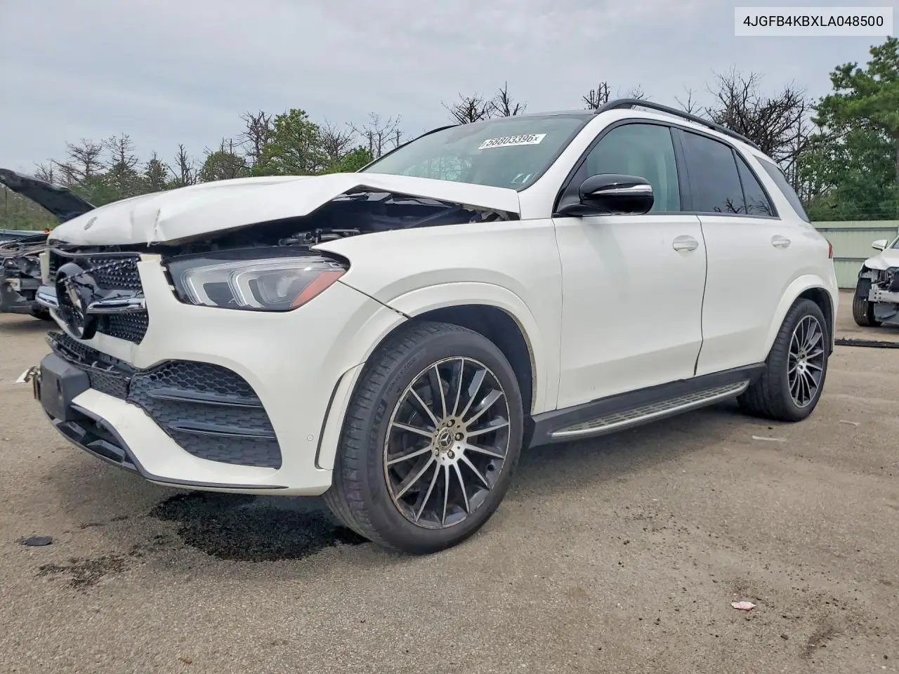 2020 Mercedes-Benz Gle 350 4Matic VIN: 4JGFB4KBXLA048500 Lot: 58803396