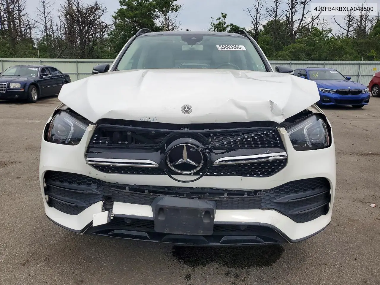 2020 Mercedes-Benz Gle 350 4Matic VIN: 4JGFB4KBXLA048500 Lot: 58803396