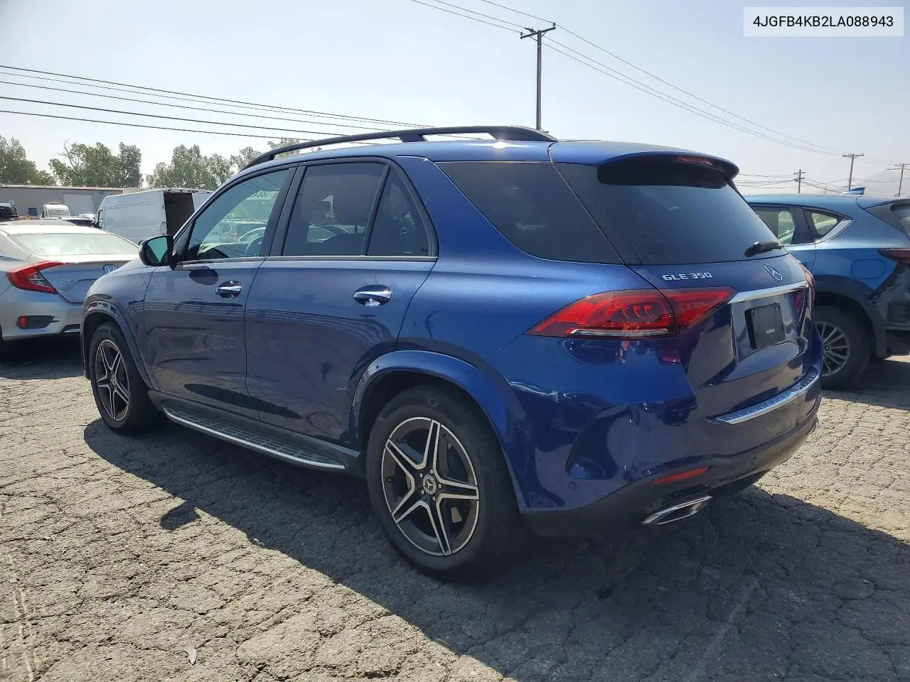 2020 Mercedes-Benz Gle 350 4Matic VIN: 4JGFB4KB2LA088943 Lot: 58849076