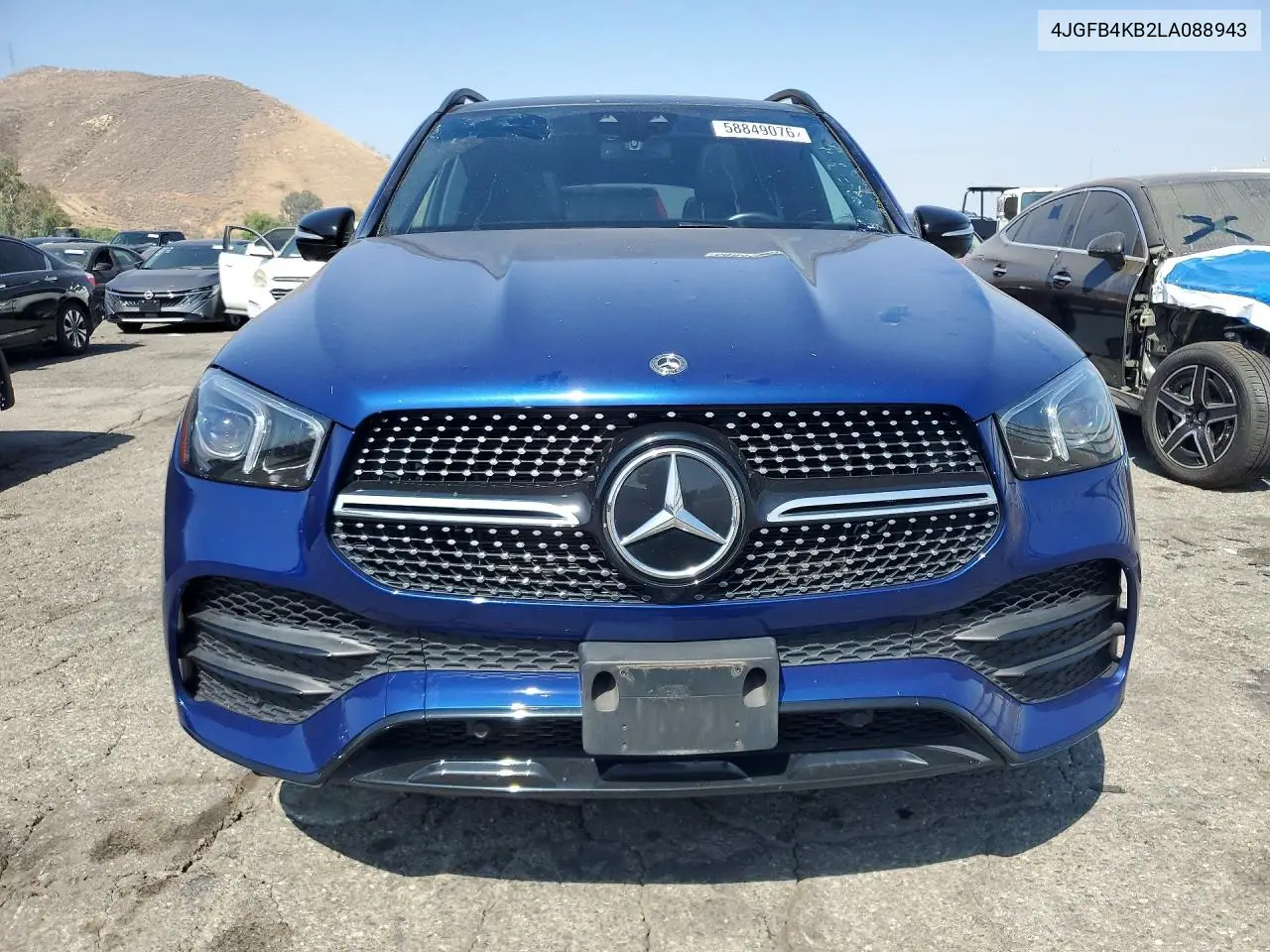 2020 Mercedes-Benz Gle 350 4Matic VIN: 4JGFB4KB2LA088943 Lot: 58849076
