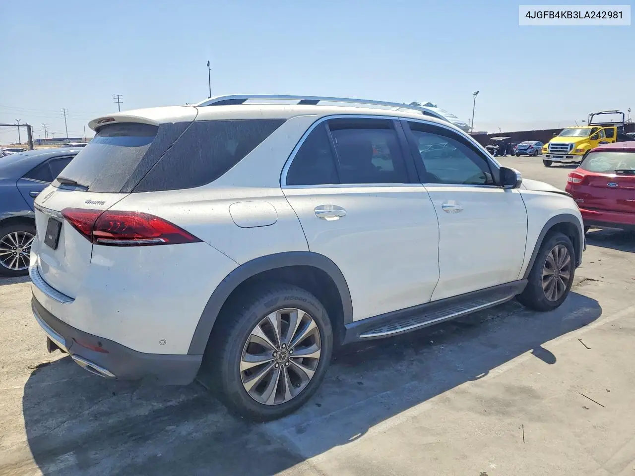 2020 Mercedes-Benz Gle 350 4Matic VIN: 4JGFB4KB3LA242981 Lot: 59222966
