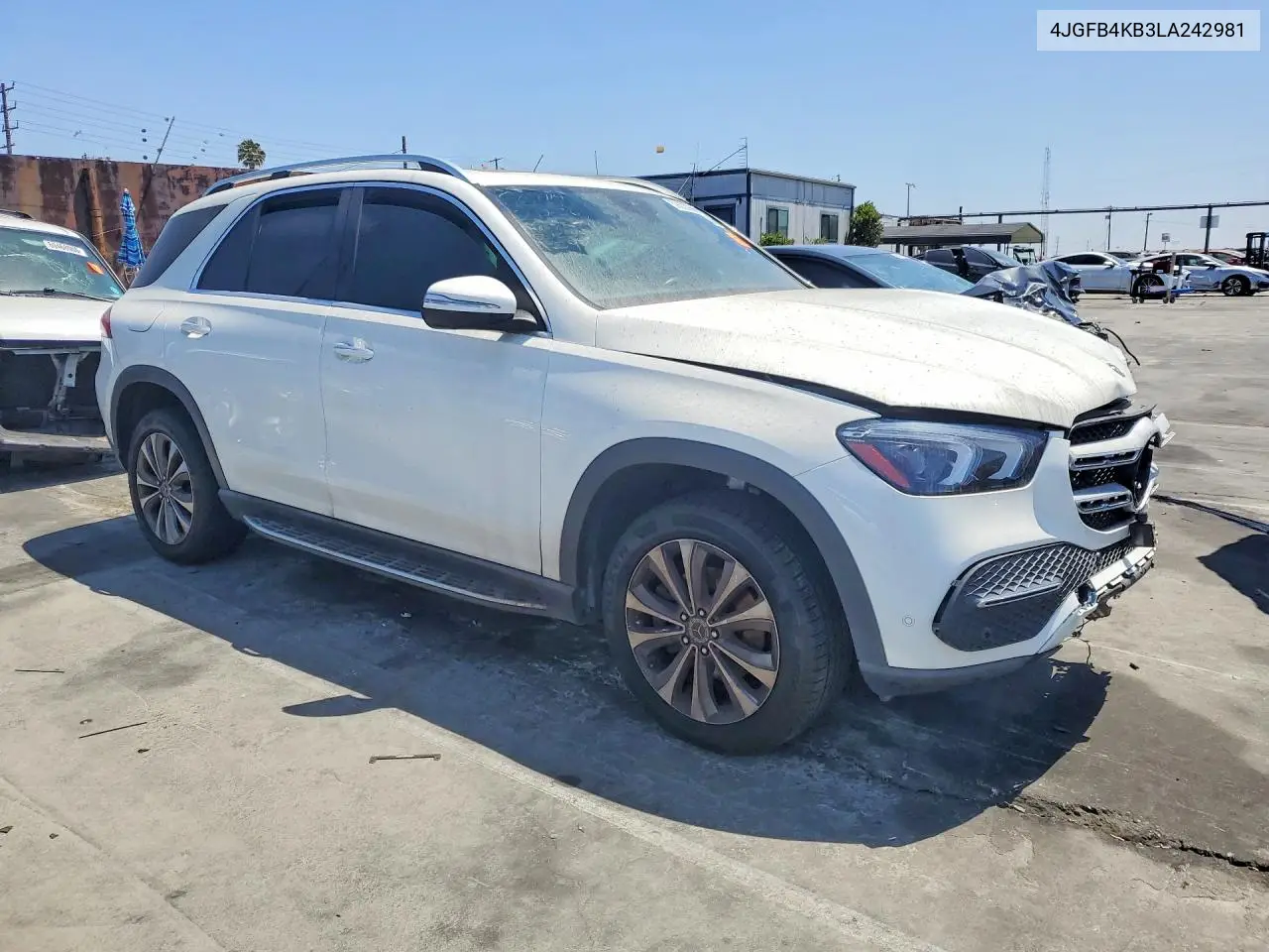2020 Mercedes-Benz Gle 350 4Matic VIN: 4JGFB4KB3LA242981 Lot: 59222966