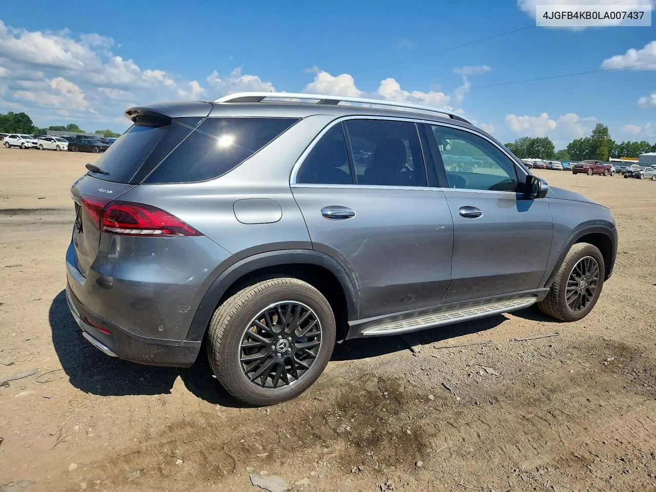2020 Mercedes-Benz Gle 350 4Matic VIN: 4JGFB4KB0LA007437 Lot: 59300146