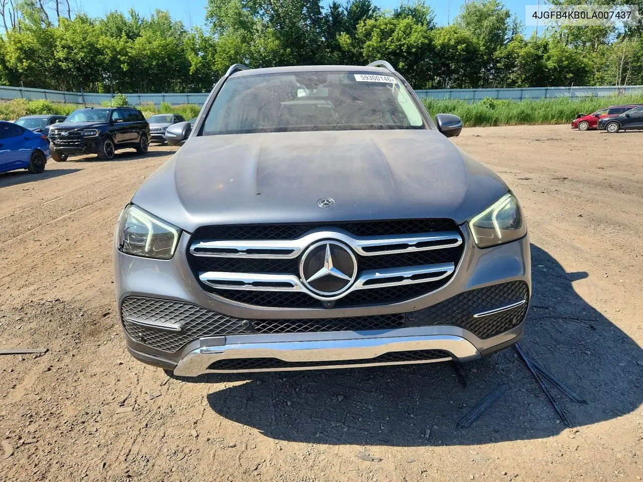 2020 Mercedes-Benz Gle 350 4Matic VIN: 4JGFB4KB0LA007437 Lot: 59300146