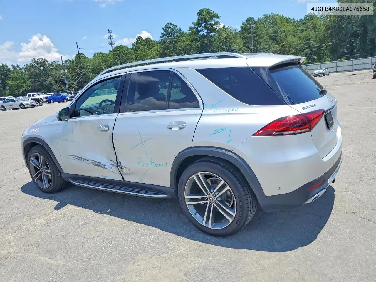 2020 Mercedes-Benz Gle 350 4Matic VIN: 4JGFB4KB9LA076658 Lot: 59576066