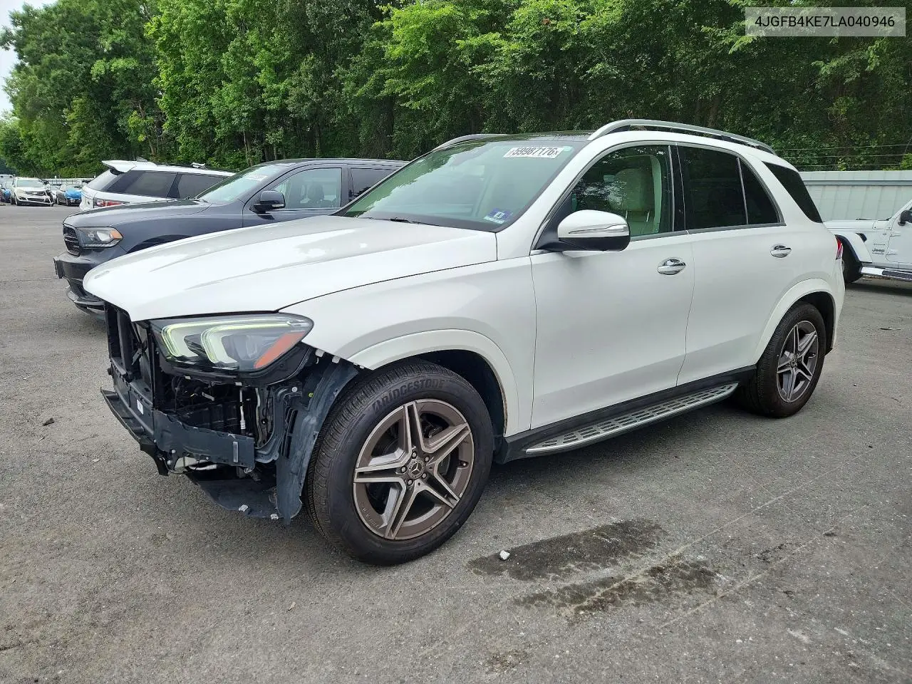 2020 Mercedes-Benz Gle 350 4Matic VIN: 4JGFB4KE7LA040946 Lot: 59987176