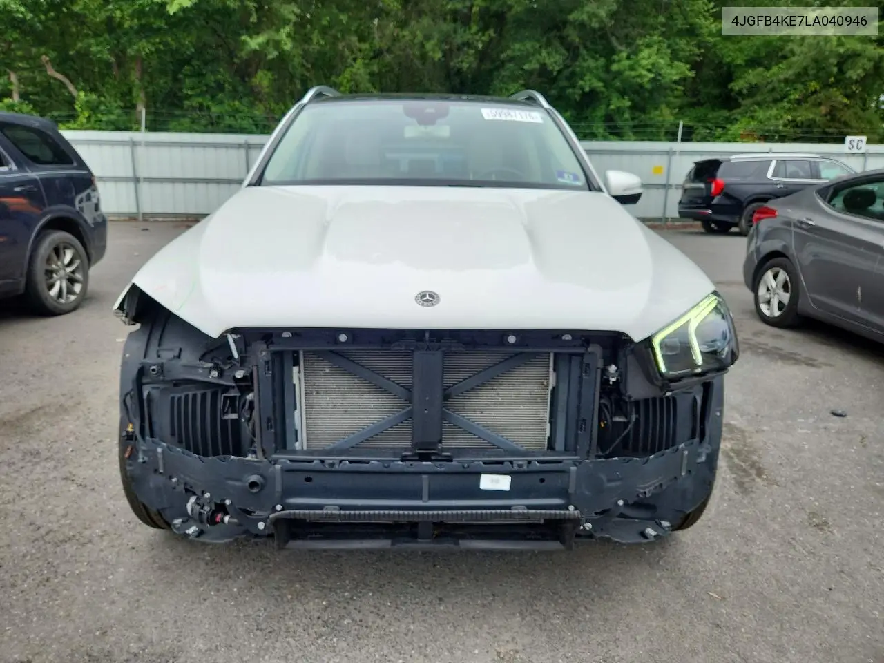 2020 Mercedes-Benz Gle 350 4Matic VIN: 4JGFB4KE7LA040946 Lot: 59987176