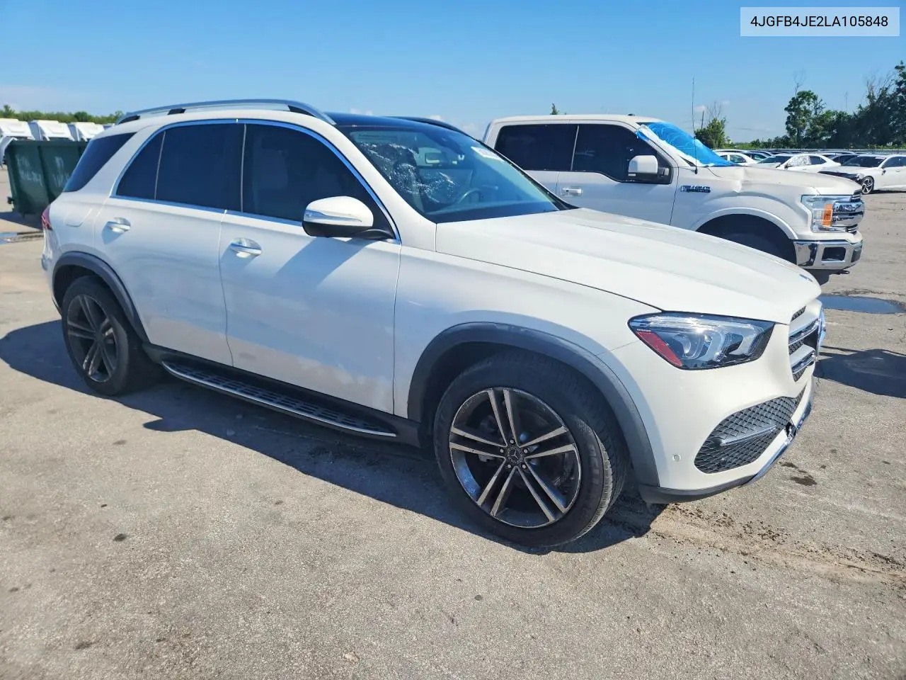 2020 Mercedes-Benz Gle 350 VIN: 4JGFB4JE2LA105848 Lot: 60083386