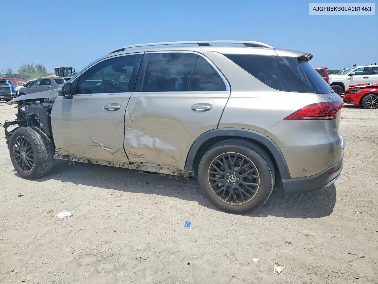 2020 Mercedes-Benz Gle 450 4Matic VIN: 4JGFB5KB0LA081463 Lot: 60131596