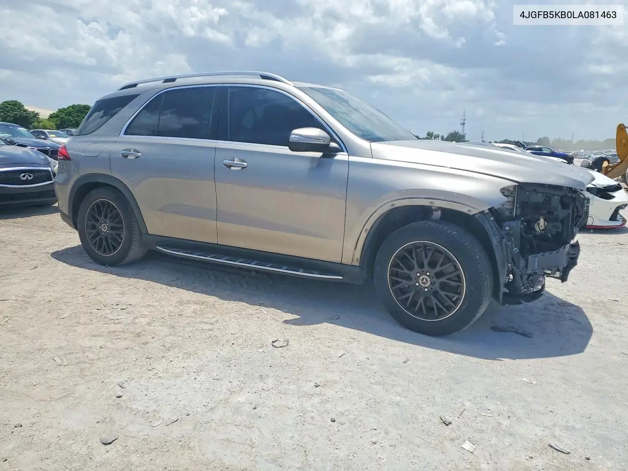 2020 Mercedes-Benz Gle 450 4Matic VIN: 4JGFB5KB0LA081463 Lot: 60131596