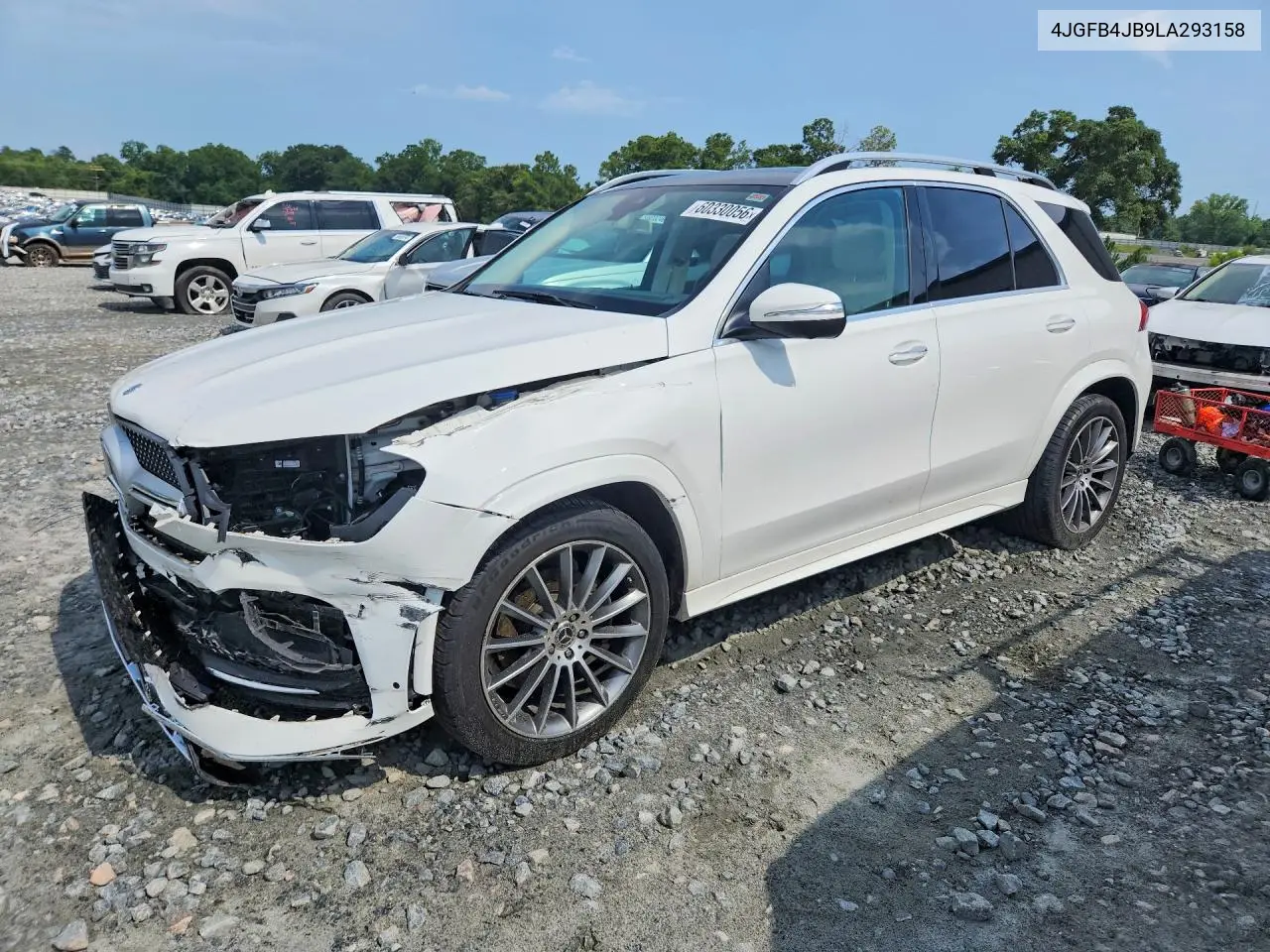 2020 Mercedes-Benz Gle 350 VIN: 4JGFB4JB9LA293158 Lot: 60330056