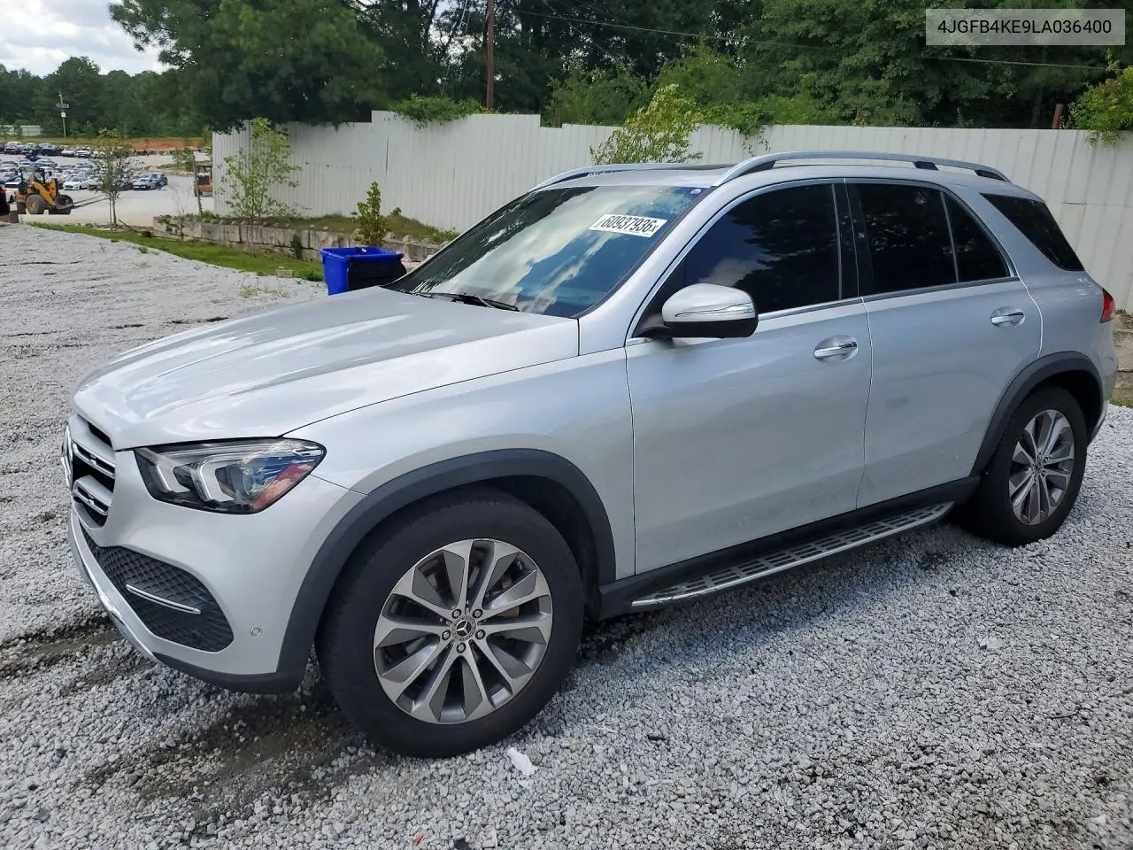 2020 Mercedes-Benz Gle 350 4Matic VIN: 4JGFB4KE9LA036400 Lot: 60937936