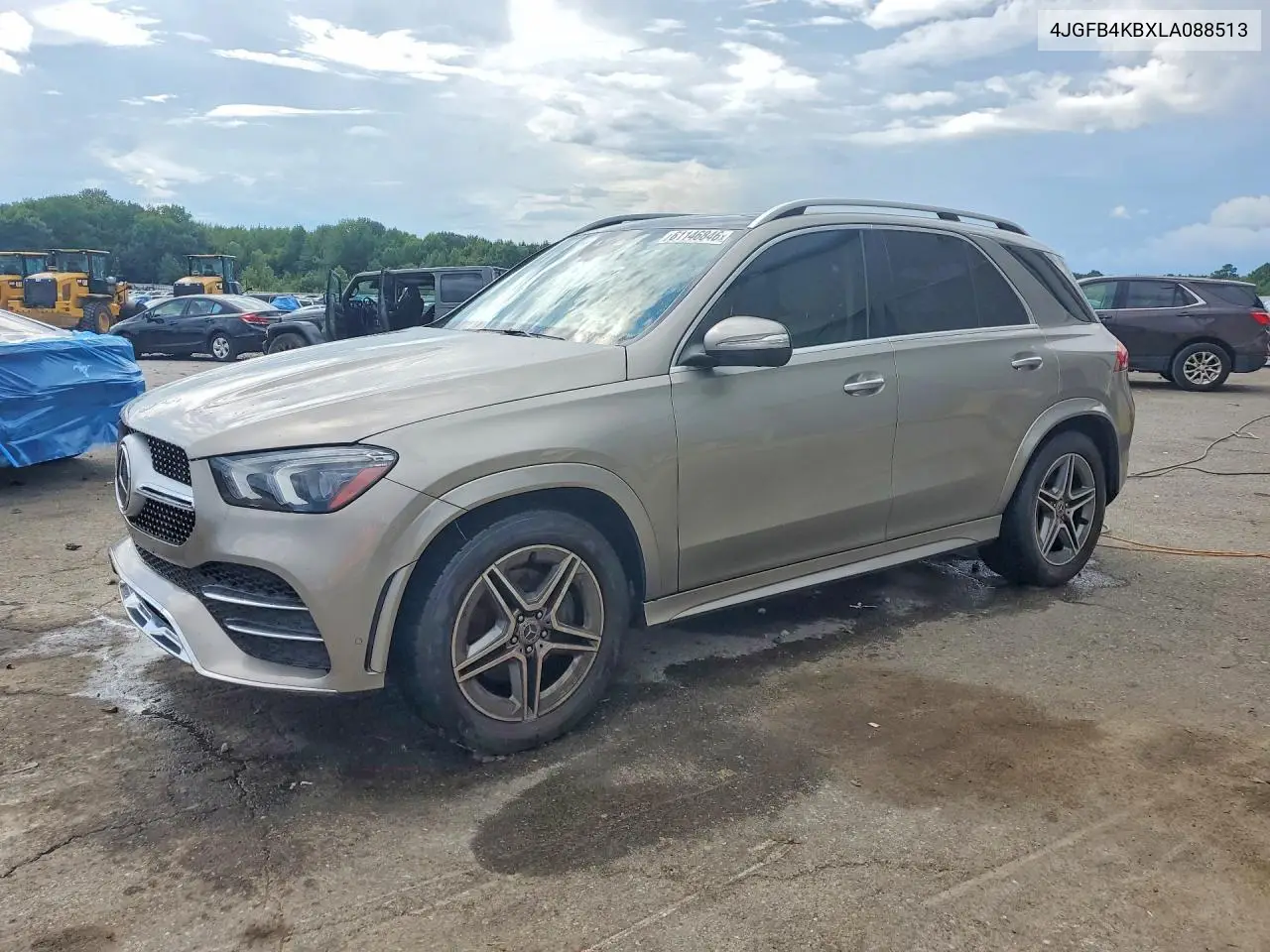 2020 Mercedes-Benz Gle 350 4Matic VIN: 4JGFB4KBXLA088513 Lot: 61146846