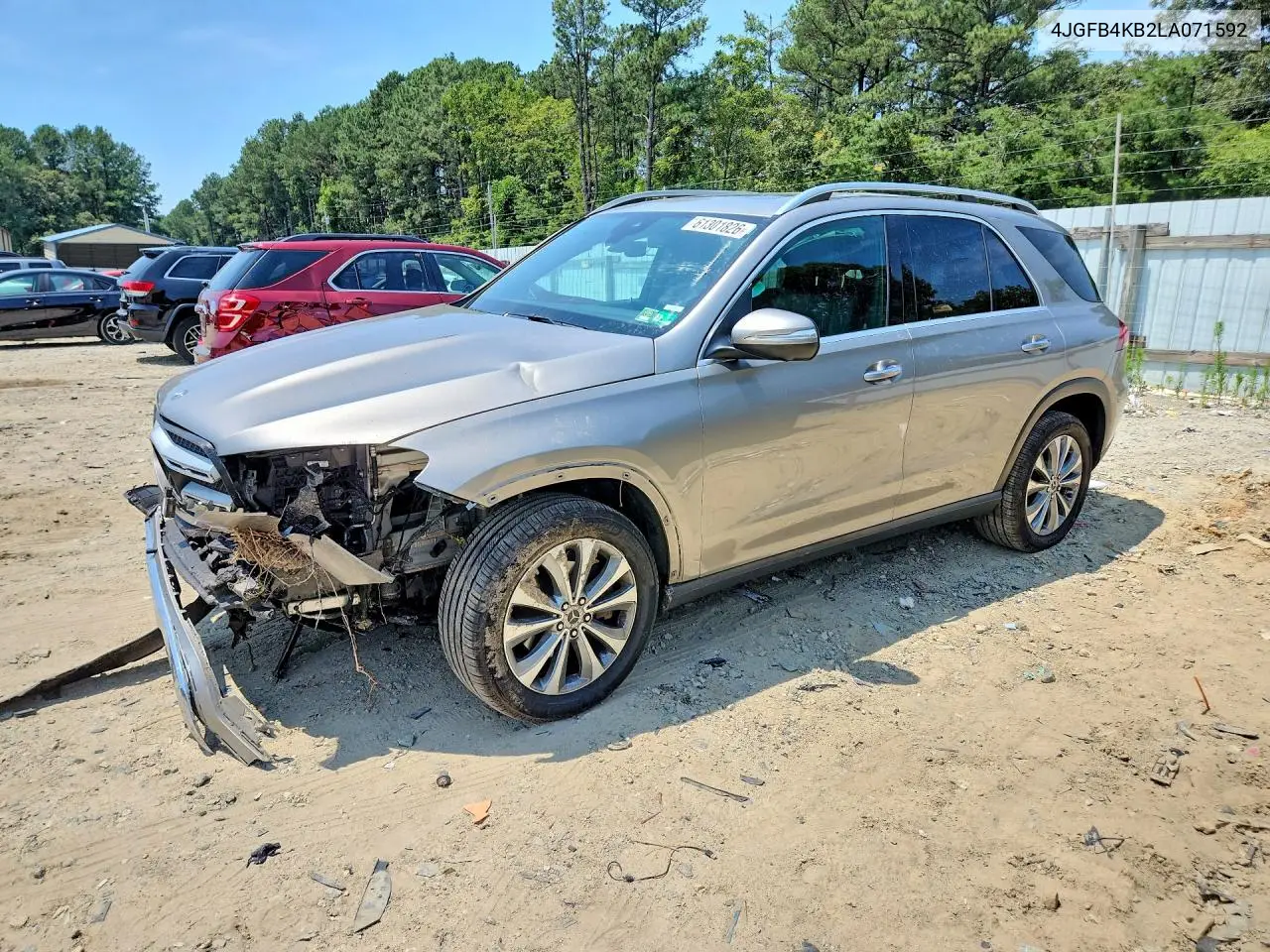 2020 Mercedes-Benz Gle 350 4Matic VIN: 4JGFB4KB2LA071592 Lot: 61301826