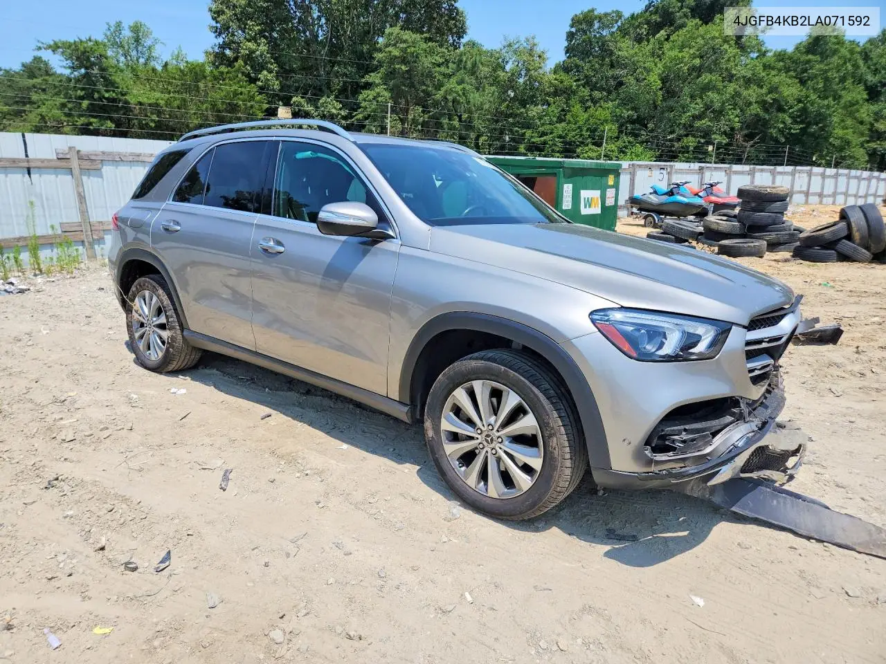 2020 Mercedes-Benz Gle 350 4Matic VIN: 4JGFB4KB2LA071592 Lot: 61301826