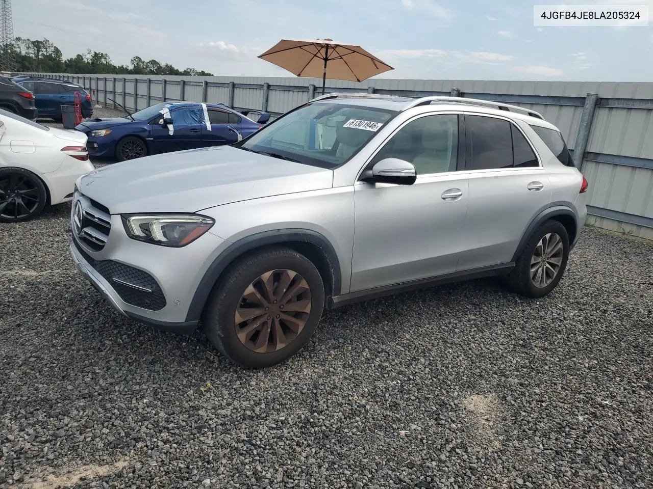 2020 Mercedes-Benz Gle 350 VIN: 4JGFB4JE8LA205324 Lot: 61301946