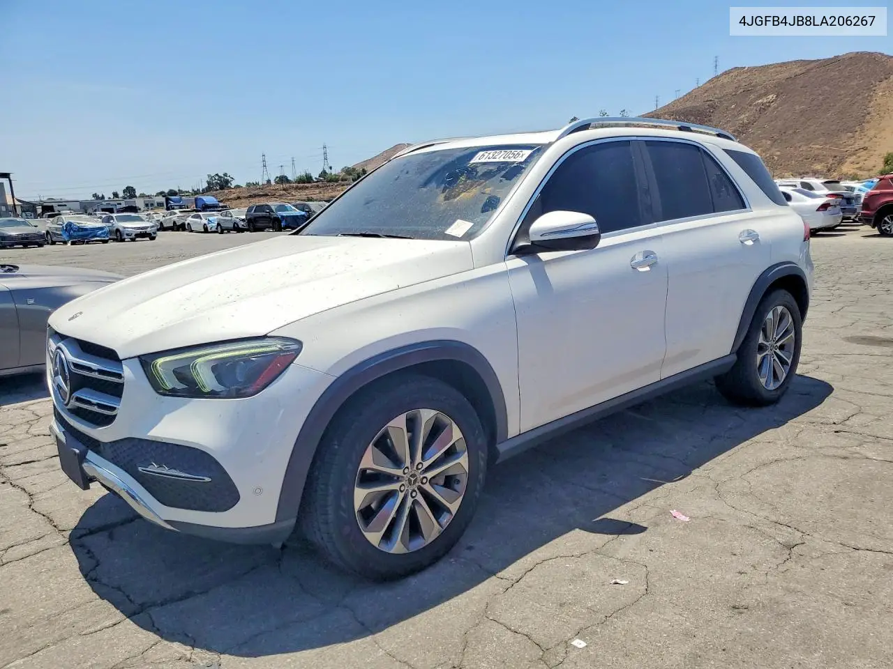 2020 Mercedes-Benz Gle 350 VIN: 4JGFB4JB8LA206267 Lot: 61327056