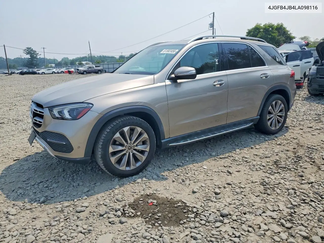 2020 Mercedes-Benz Gle 350 VIN: 4JGFB4JB4LA098116 Lot: 61582456