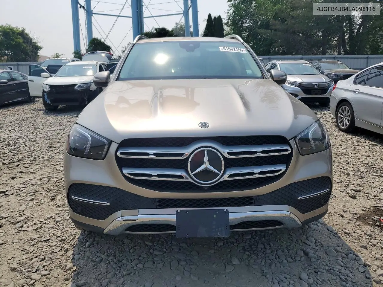 2020 Mercedes-Benz Gle 350 VIN: 4JGFB4JB4LA098116 Lot: 61582456