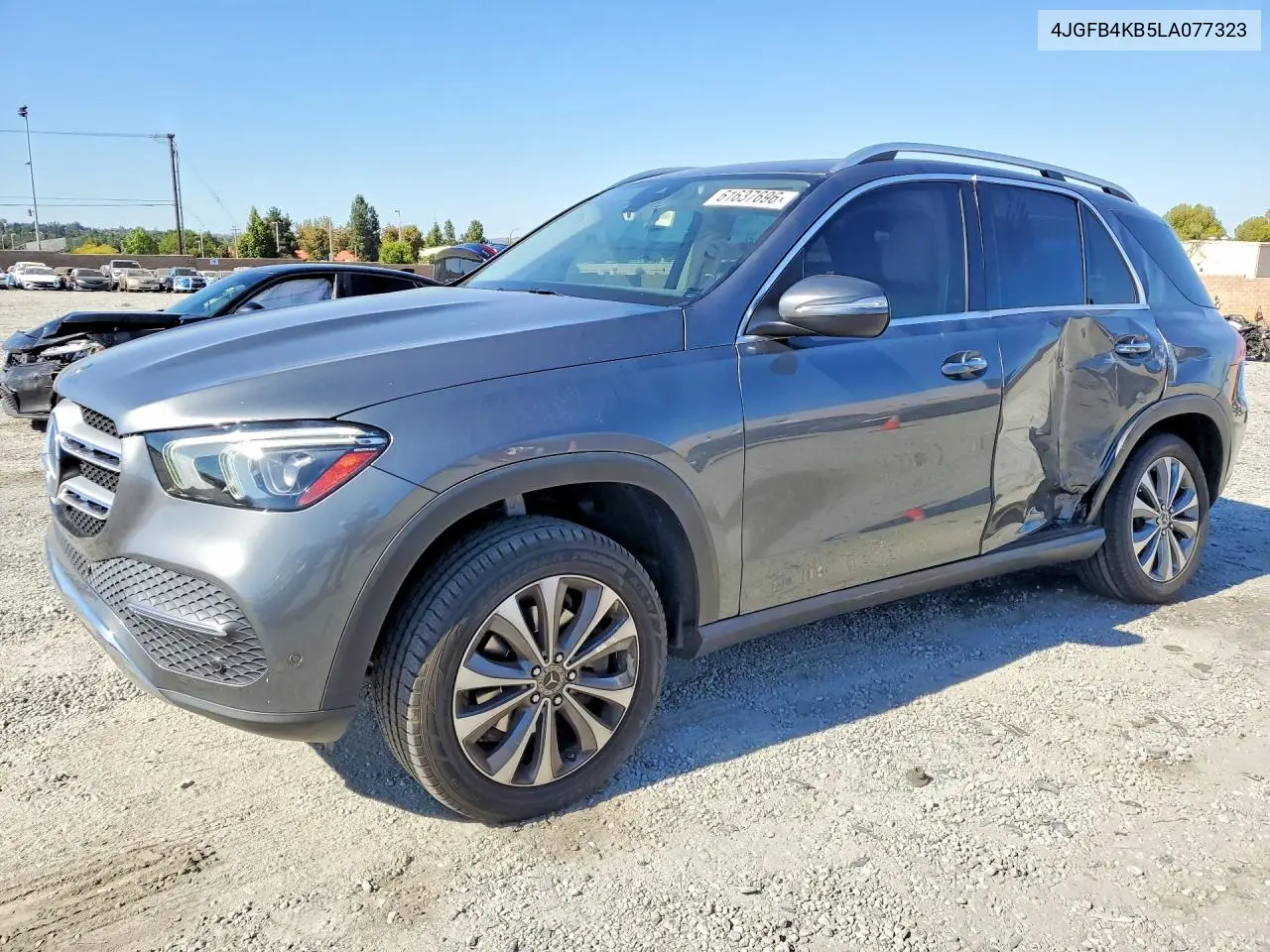 2020 Mercedes-Benz Gle 350 4Matic VIN: 4JGFB4KB5LA077323 Lot: 61637696