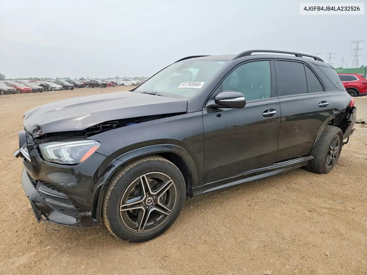 2020 Mercedes-Benz Gle 350 VIN: 4JGFB4JB4LA232526 Lot: 61793946