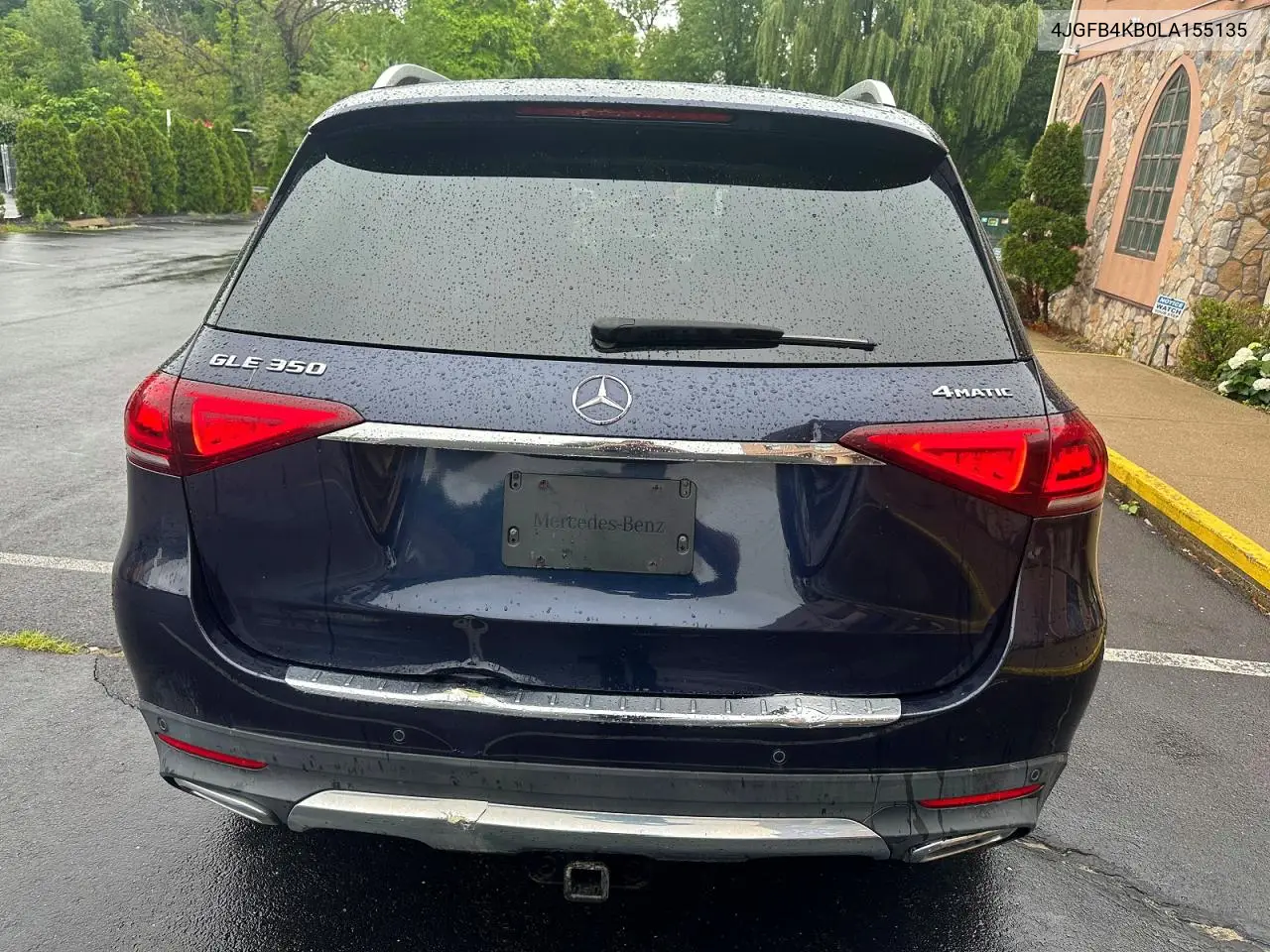 2020 Mercedes-Benz Gle 350 4Matic VIN: 4JGFB4KB0LA155135 Lot: 61993926