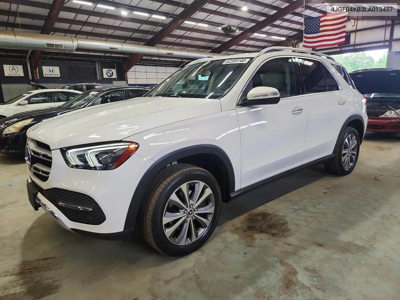 2020 Mercedes-Benz Gle 350 4Matic VIN: 4JGFB4KB3LA013457 Lot: 62209146