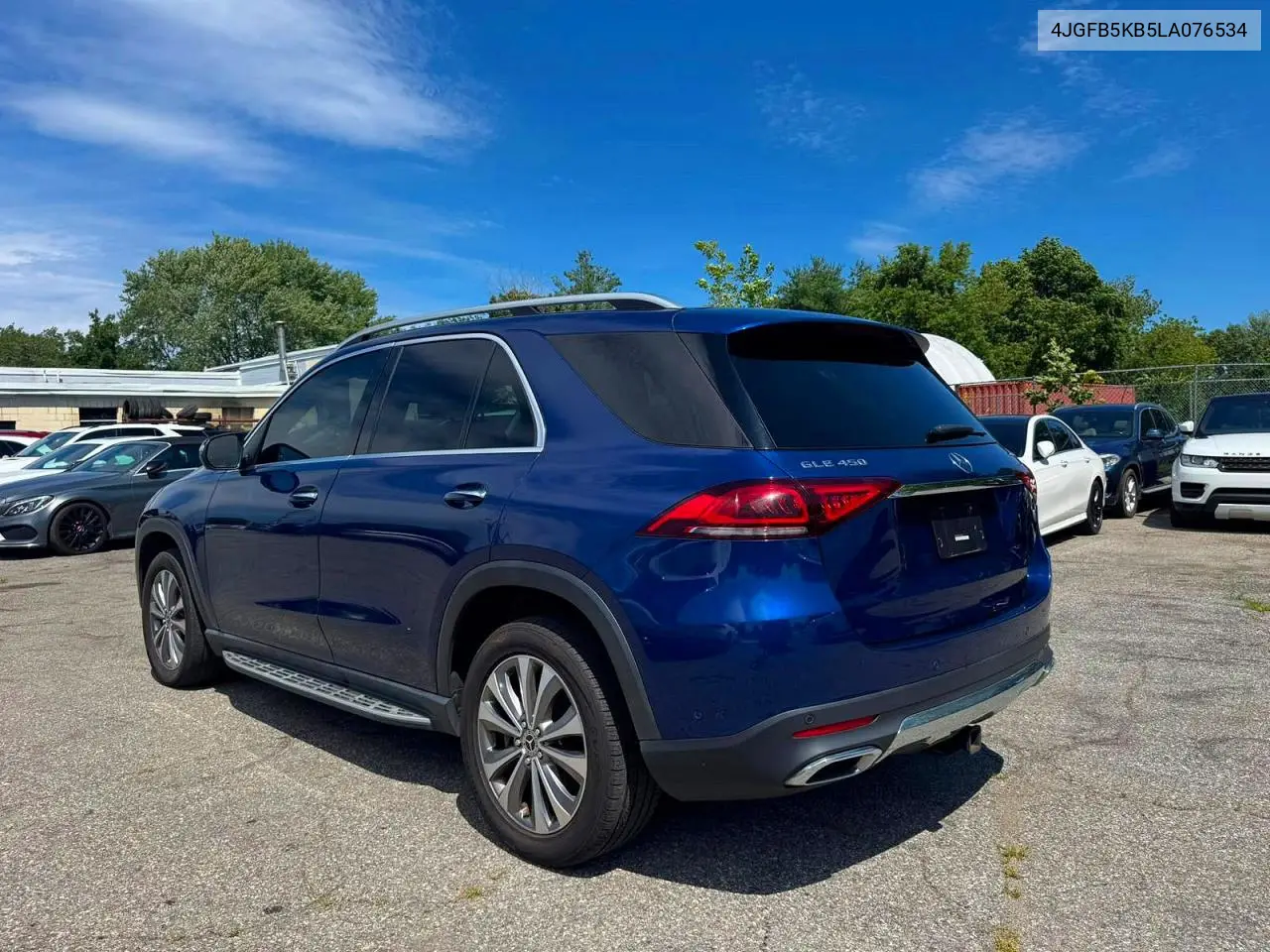 2020 Mercedes-Benz Gle 450 4Matic VIN: 4JGFB5KB5LA076534 Lot: 62321436