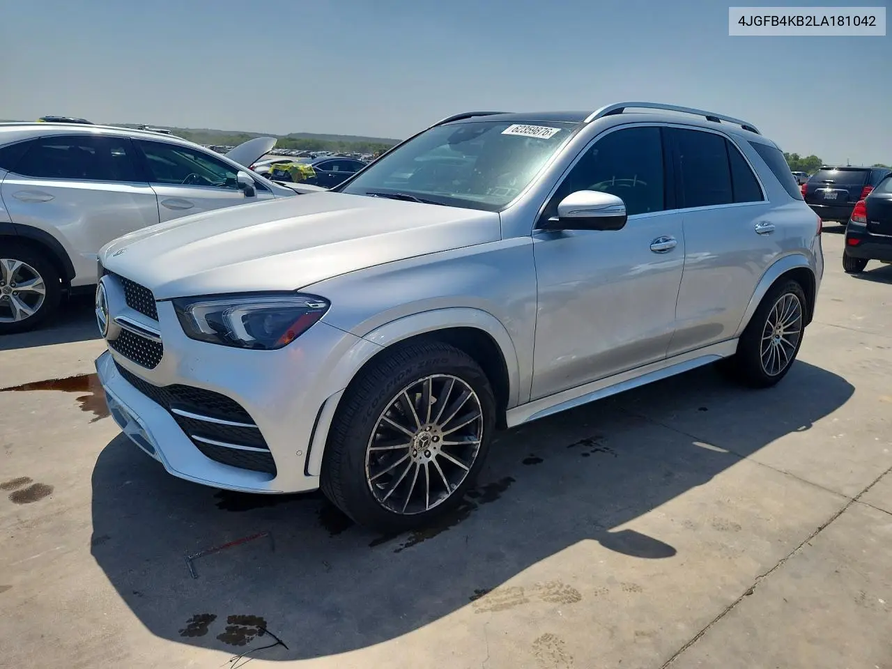 2020 Mercedes-Benz Gle 350 4Matic VIN: 4JGFB4KB2LA181042 Lot: 62359876