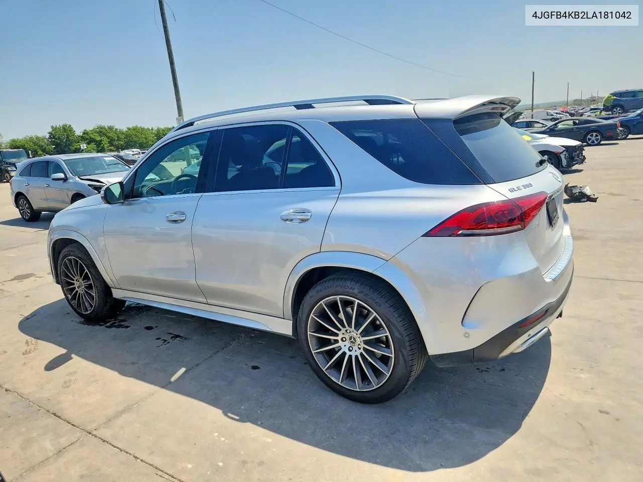 2020 Mercedes-Benz Gle 350 4Matic VIN: 4JGFB4KB2LA181042 Lot: 62359876