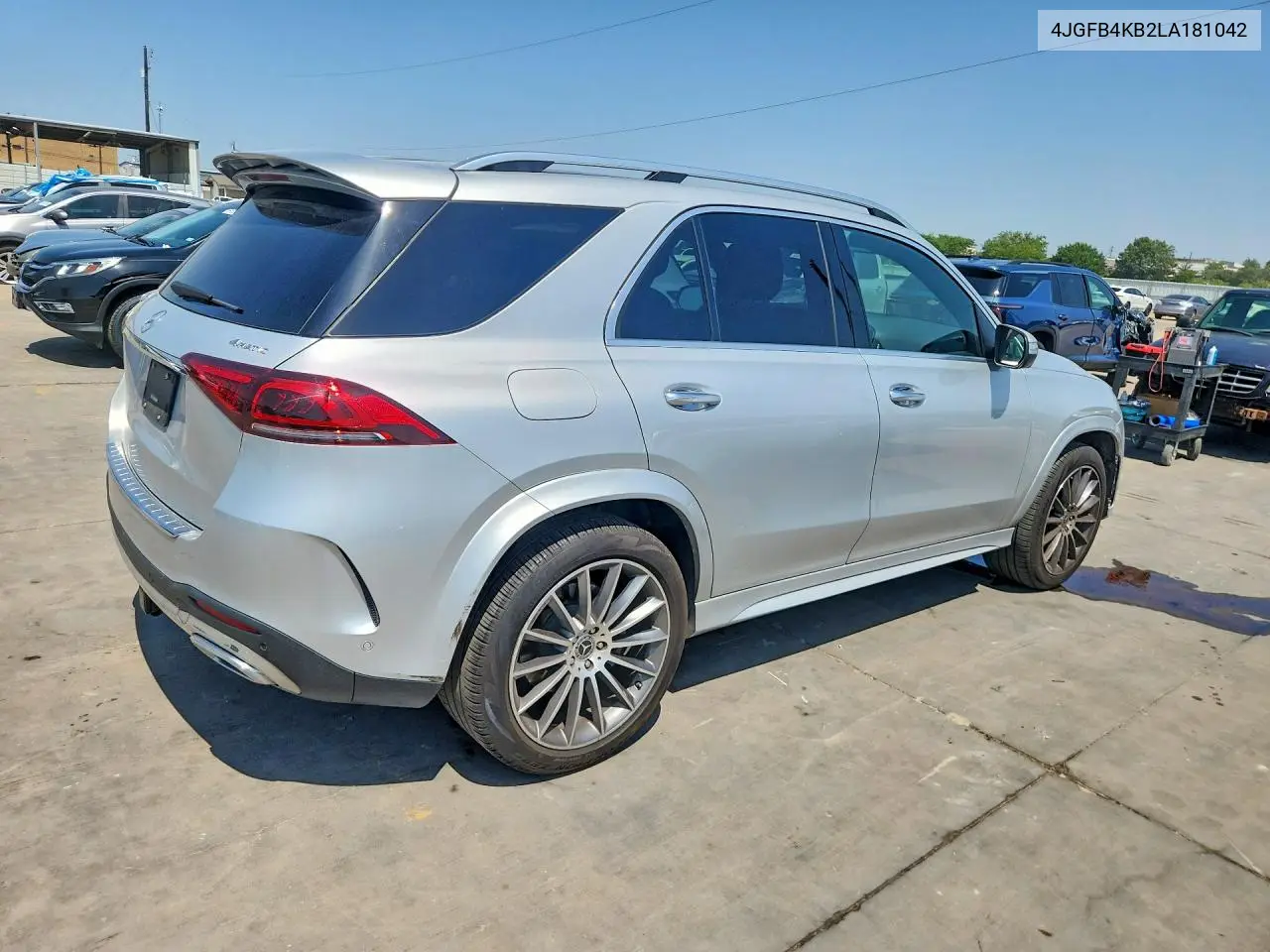 2020 Mercedes-Benz Gle 350 4Matic VIN: 4JGFB4KB2LA181042 Lot: 62359876