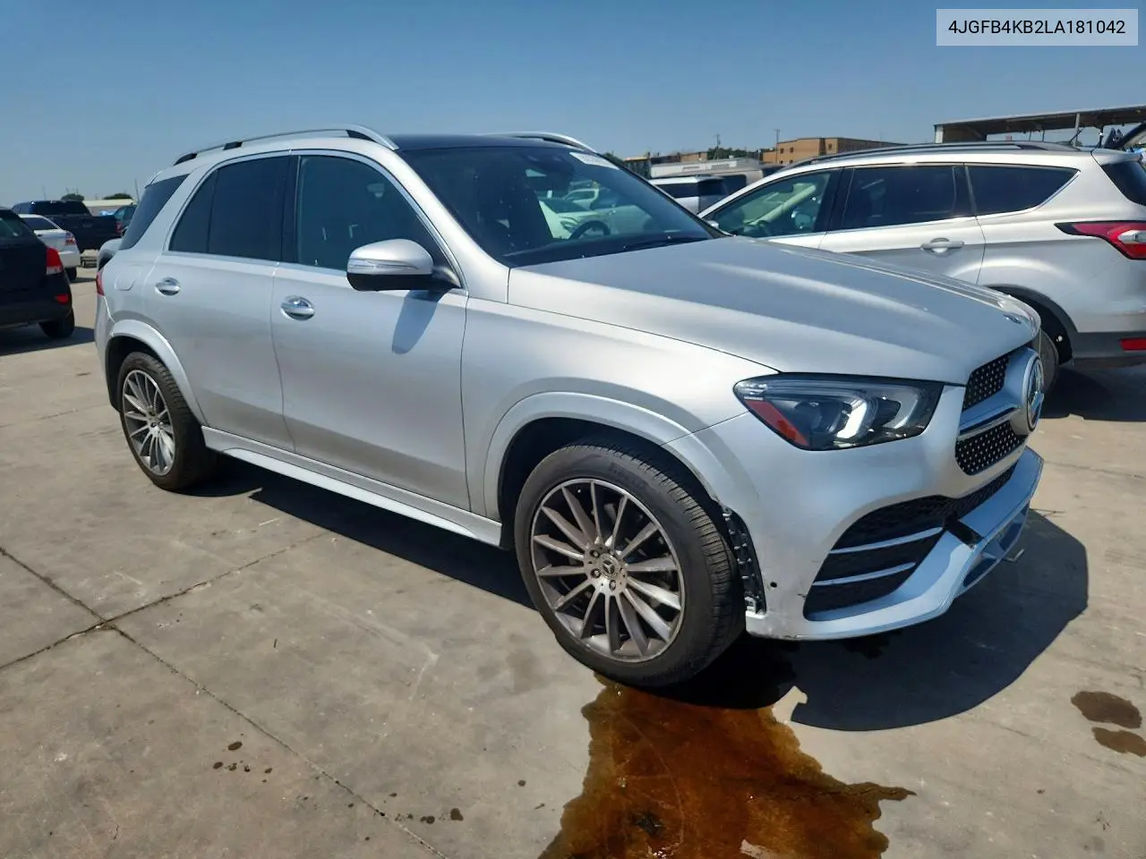 2020 Mercedes-Benz Gle 350 4Matic VIN: 4JGFB4KB2LA181042 Lot: 62359876