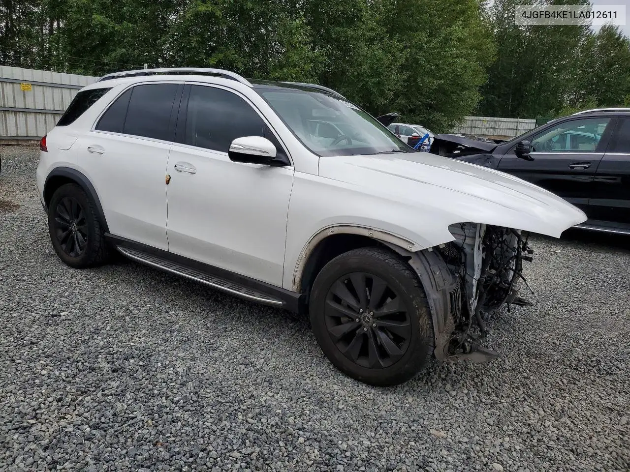2020 Mercedes-Benz Gle 350 4Matic VIN: 4JGFB4KE1LA012611 Lot: 85623455