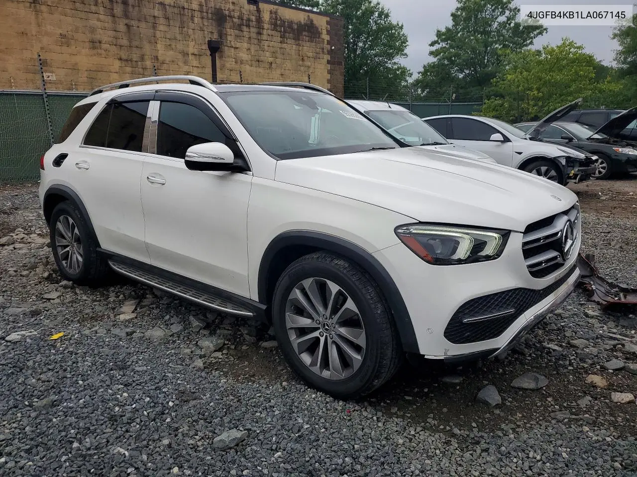2020 Mercedes-Benz Gle 350 4Matic VIN: 4JGFB4KB1LA067145 Lot: 95588265