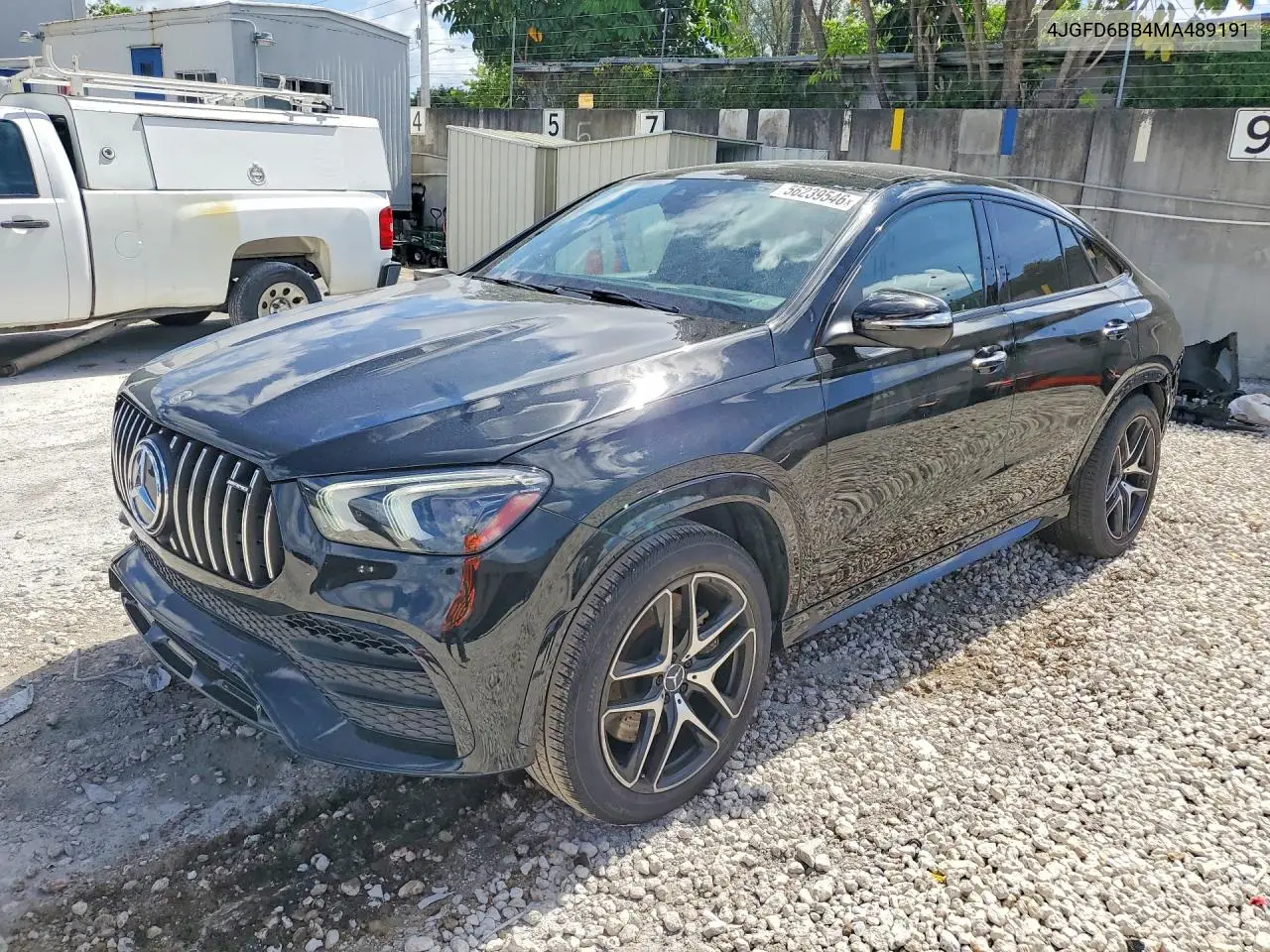 2021 Mercedes-Benz Gle Coupe Amg 53 4Matic VIN: 4JGFD6BB4MA489191 Lot: 56239546