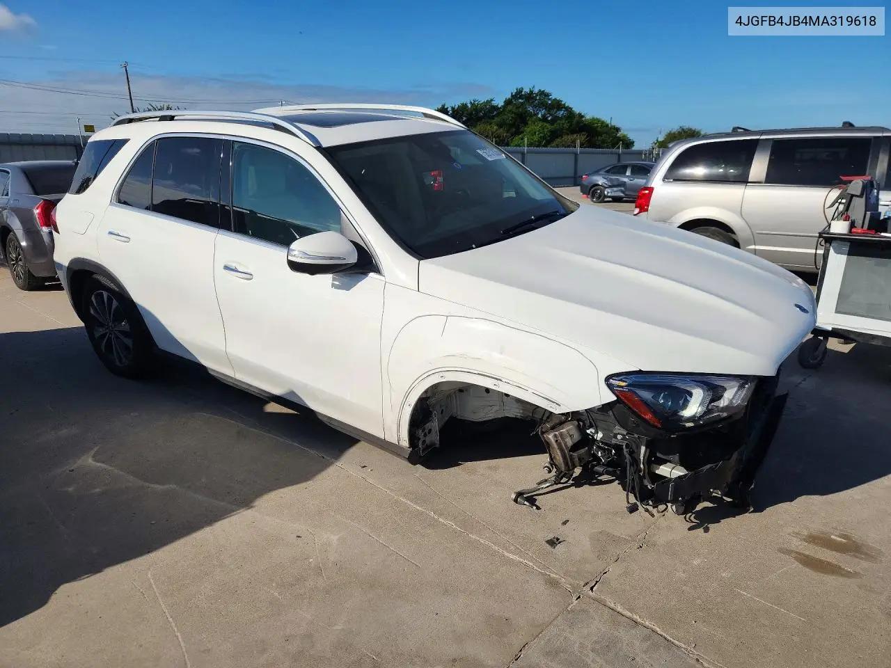 2021 Mercedes-Benz Gle 350 VIN: 4JGFB4JB4MA319618 Lot: 56751836