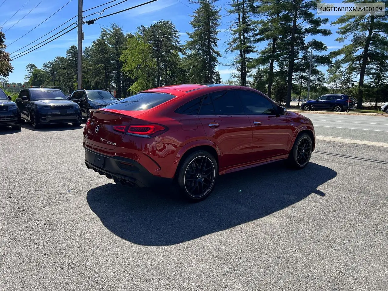 2021 Mercedes-Benz Gle Coupe Amg 53 4Matic VIN: 4JGFD6BBXMA400109 Lot: 58021916