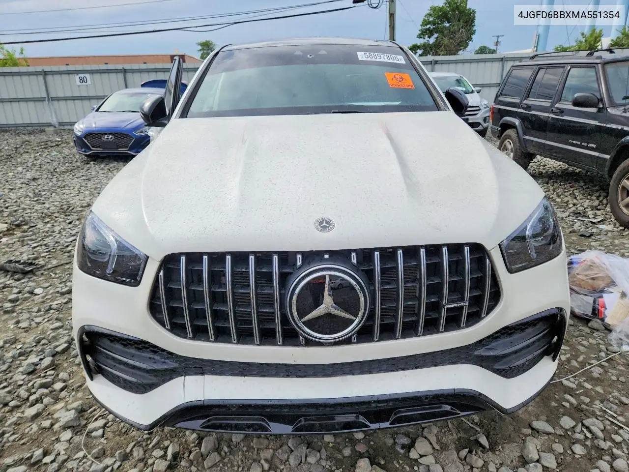 2021 Mercedes-Benz Gle Coupe Amg 53 4Matic VIN: 4JGFD6BBXMA551354 Lot: 58897806