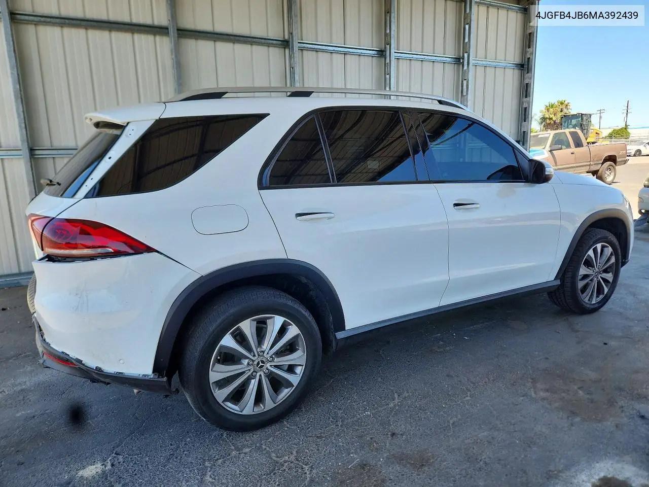 2021 Mercedes-Benz Gle 350 VIN: 4JGFB4JB6MA392439 Lot: 59101716
