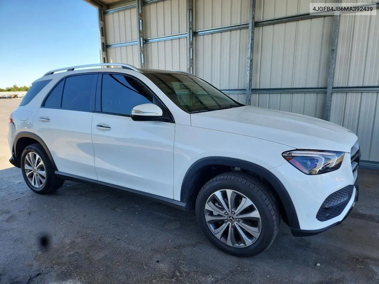 2021 Mercedes-Benz Gle 350 VIN: 4JGFB4JB6MA392439 Lot: 59101716