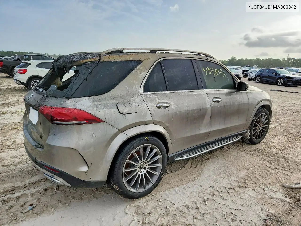 2021 Mercedes-Benz Gle 350 VIN: 4JGFB4JB1MA383342 Lot: 59298376