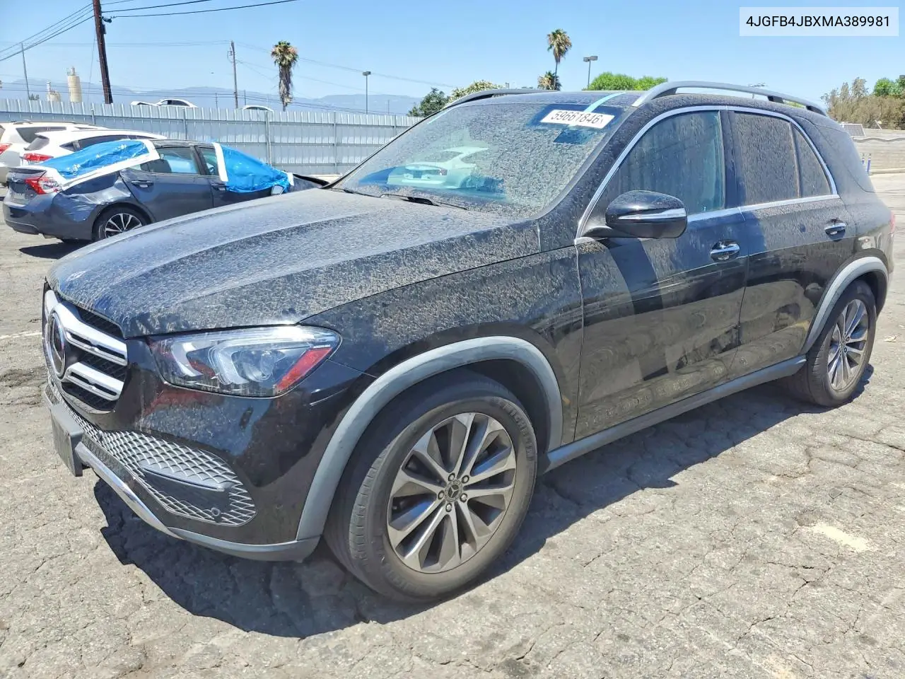2021 Mercedes-Benz Gle 350 VIN: 4JGFB4JBXMA389981 Lot: 59661846