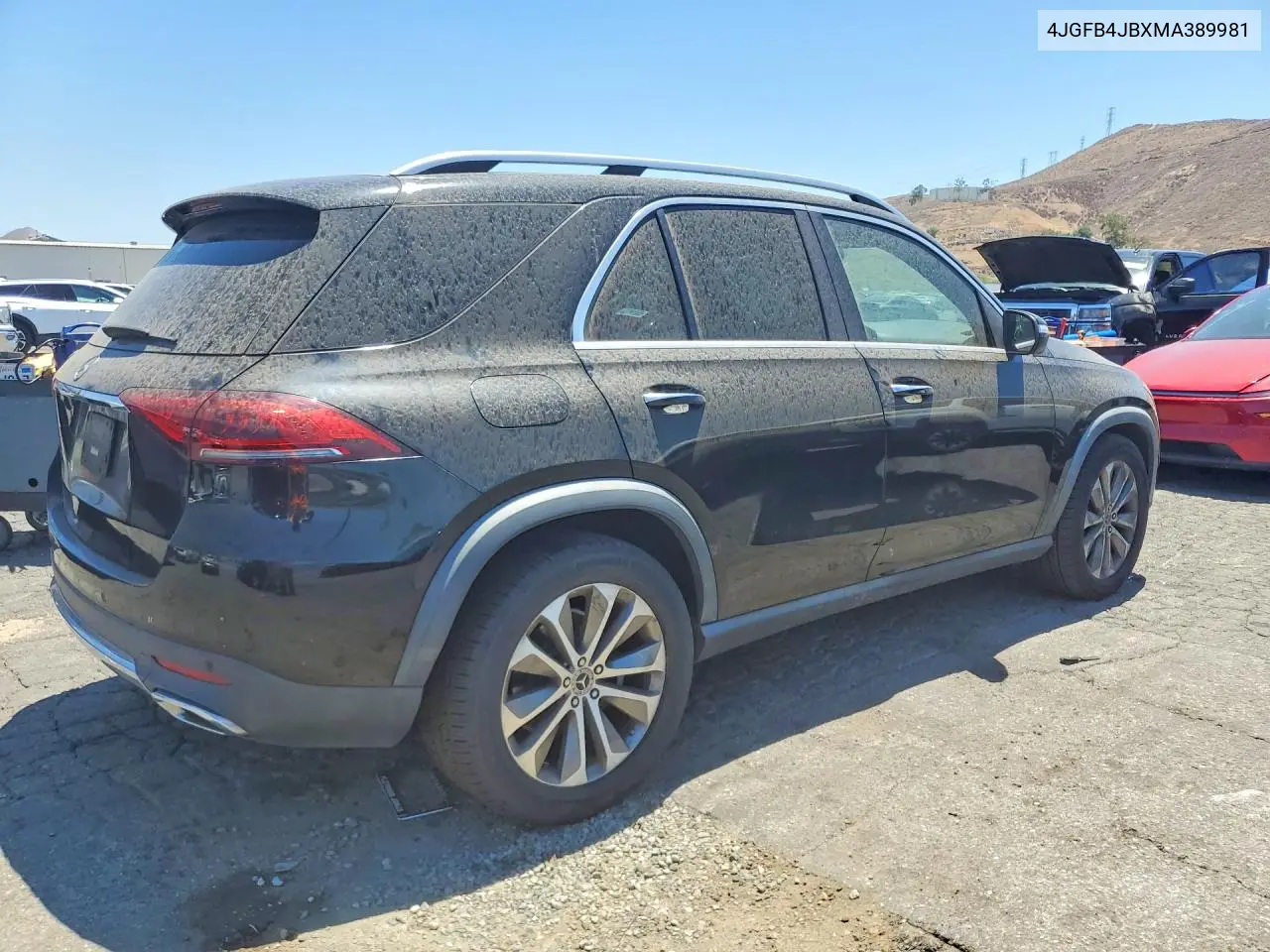 2021 Mercedes-Benz Gle 350 VIN: 4JGFB4JBXMA389981 Lot: 59661846